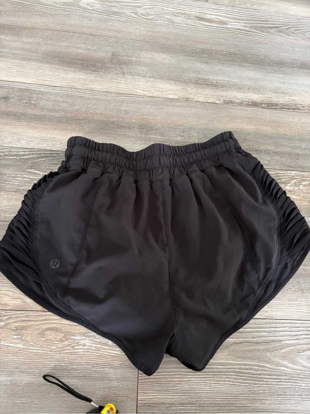 lululemon athletica Black Women's Athletic Shorts with Side Ruching